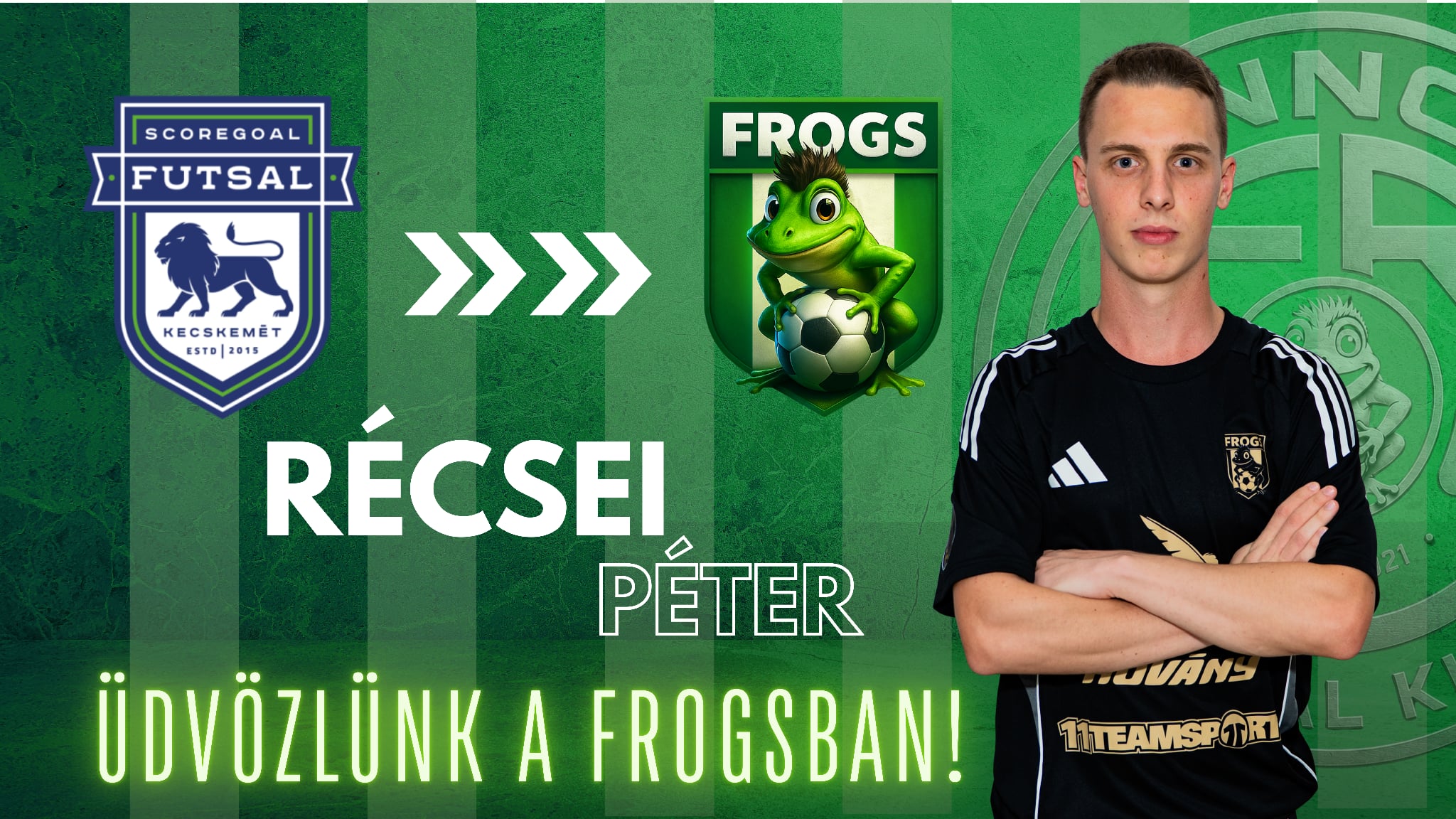 Ismerjétek meg új játékosunkat, Récsei Pétert!
